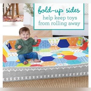 INFANTINO Go Gaga Infant Foldable Soft Foam Mat Xtra Lg Double Sided, Cushioned